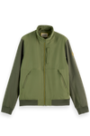 Hooded Colourblock Jacket | Army