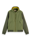 Hooded Colourblock Jacket | Army