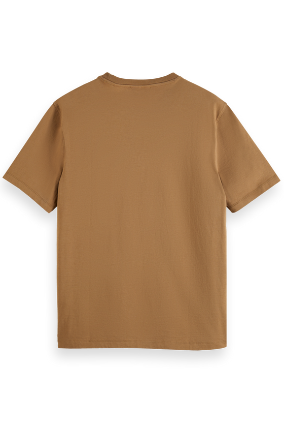 Left Chest Artwork T-shirt | Taupe