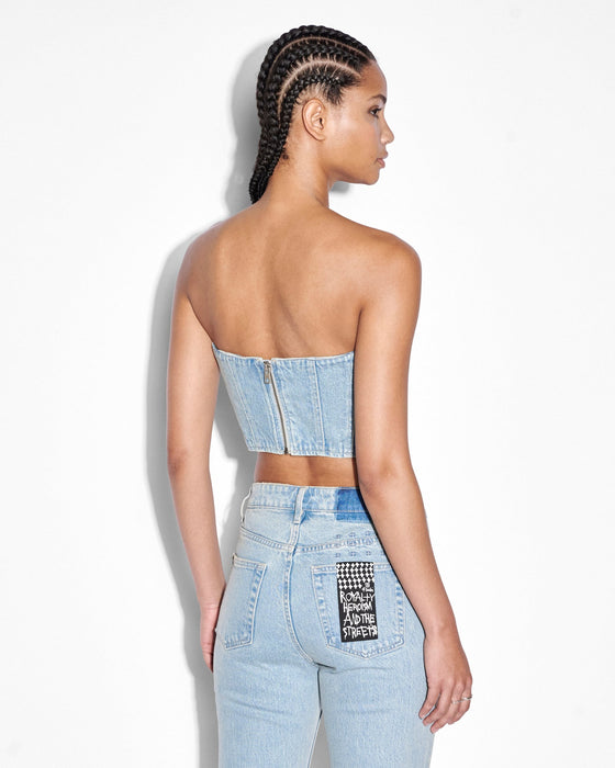 Bustier Dove Laced | Denim